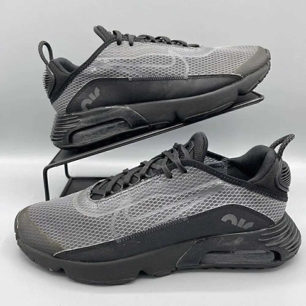 Nike Air Max 2090 Size Youth 7 Women's 8.5 Black Grey Shoes Sneakers CJ4066-001